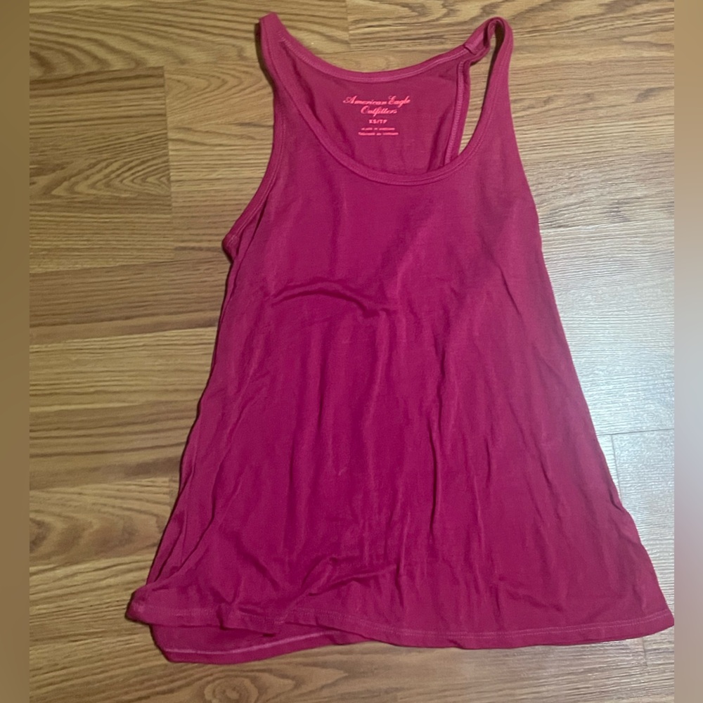 American Eagle Fuchsia Tank